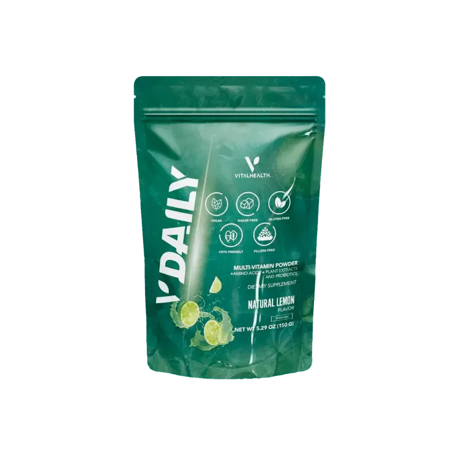 V-Daily Vital Health Global multivitamínico completo polvo limón España