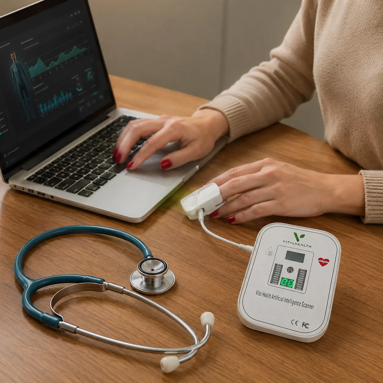 Escáner cuántico bio-eléctrico análisis bienestar Vital Health Global España